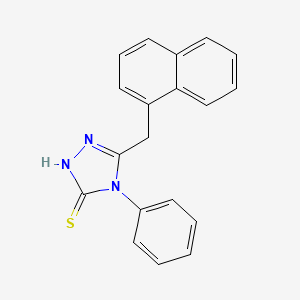 5-(1-naphthylmethyl)-4-phenyl-4H-1,2,4-triazole-3-thiol - 31803-12-0