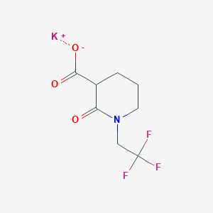 Potassium;2-oxo-1-(2,2,2-trifluoroethyl)piperidine-3-carboxylate - 2416234-75-6