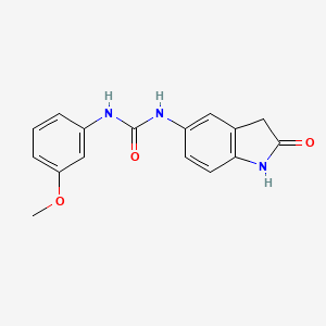 1-(3-Methoxyphenyl)-3-(2-oxoindolin-5-yl)urea - 1172450-78-0