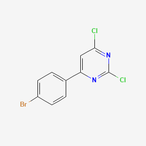 4-(4-Bromophenyl)-2,6-dichloropyrimidine - 1490189-81-5