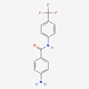 4-Amino-N-[4-(trifluoromethyl)phenyl]benzamide - 1011244-72-6