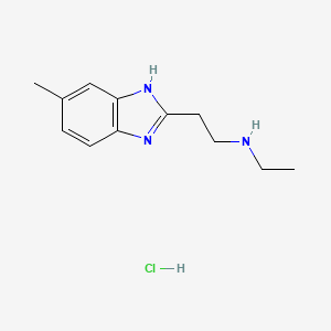 N-Ethyl-2-(5-methyl-1H-benzimidazol-2-YL)ethanamine hydrochloride - 1158409-28-9