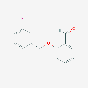 2-[(3-Fluorobenzyl)oxy]benzaldehyde - 172685-67-5