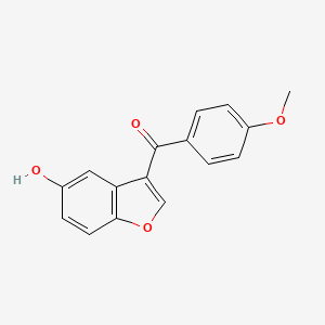 (5-Hydroxy-1-benzofuran-3-yl)(4-methoxyphenyl)methanone - 17249-65-9