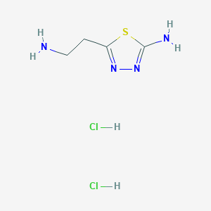 5-(2-Aminoethyl)-1,3,4-thiadiazol-2-amine - 74784-47-7