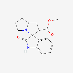 Methyl 2-oxo-1,1',2,2',5',6',7',7a'-octahydrospiro[indole-3,3'-pyrrolizine]-2'-carboxylate - 1265964-44-0
