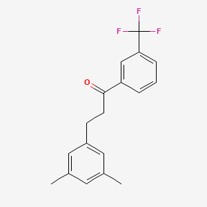3-(3,5-Dimethylphenyl)-3'-trifluoromethylpropiophenone - 898780-86-4