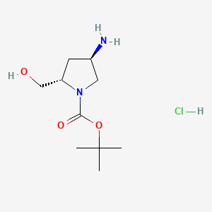 (2S,4R)-1-Boc-2-Hydroxymethyl-4-aminopyrrolidine hydrochloride - 1279038-32-2