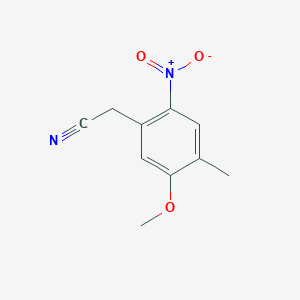 2-(5-Methoxy-4-methyl-2-nitrophenyl)acetonitrile - 97655-14-6
