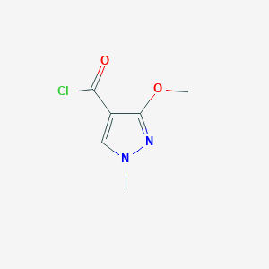 3-Methoxy-1-methyl-1H-pyrazole-4-carbonyl chloride - 332070-70-9