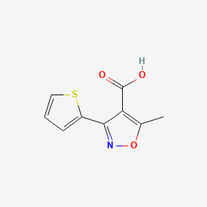 5-Methyl-3-(2-thienyl)isoxazole-4-carboxylic acid - 83817-53-2