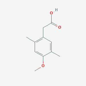 (4-Methoxy-2,5-dimethylphenyl)acetic acid - 104216-78-6