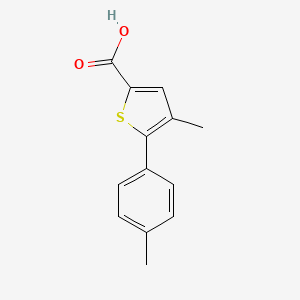 4-Methyl-5-(4-methylphenyl)thiophene-2-carboxylic acid - 832737-68-5