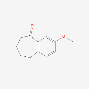 3-Methoxy-6,7,8,9-tetrahydro-5H-benzo[7]annulen-5-one - 6500-62-5