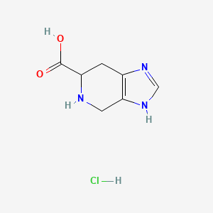 1H,4H,5H,6H,7H-imidazo[4,5-c]pyridine-6-carboxylic acid hydrochloride - 191327-29-4