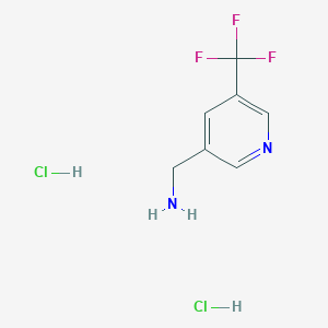 (5-(Trifluoromethyl)pyridin-3-yl)methanamine dihydrochloride - 1020747-92-5