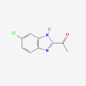 1-(6-chloro-1H-benzimidazol-2-yl)ethanone - 41510-16-1