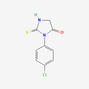 1-(4-chlorophenyl)-2-sulfanyl-4,5-dihydro-1H-imidazol-5-one - 55327-43-0