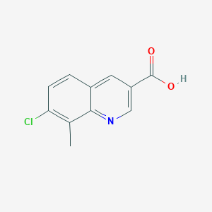 7-Chloro-8-methylquinoline-3-carboxylic acid - 948290-52-6
