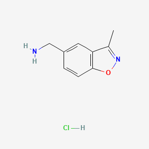 (3-Methylbenzo[d]isoxazol-5-yl)methanamine hydrochloride - 1029689-79-9