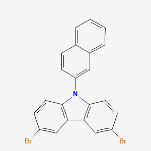 9-(2-naphthalenyl)-3,6-DibroMo-9H-carbazole - 1221237-83-7