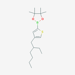 4-(2-Ethylhexyl)-2-(4,4,5,5-tetramethyl-1,3,2-dioxaborolan-2-yl)thiophene - 1224430-50-5