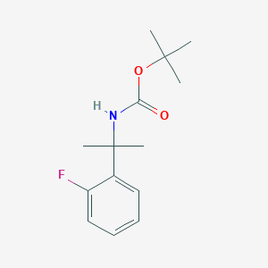 tert-Butyl N-[2-(2-fluorophenyl)propan-2-yl]carbamate - 1286275-05-5