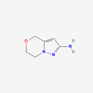 6,7-dihydro-4H-pyrazolo[5,1-c][1,4]oxazin-2-amine - 1333508-93-2