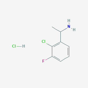 1-(2-Chloro-3-fluorophenyl)ethanamine hydrochloride - 1956306-77-6