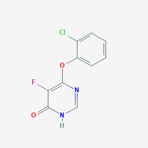6-(2-Chlorophenoxy)-5-fluoropyrimidin-4(1H)-one - 519002-09-6