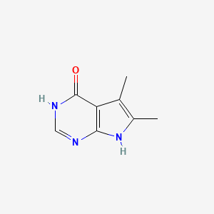 5,6-Dimethyl-7H-pyrrolo[2,3-d]pyrimidin-4-ol - 82703-35-3