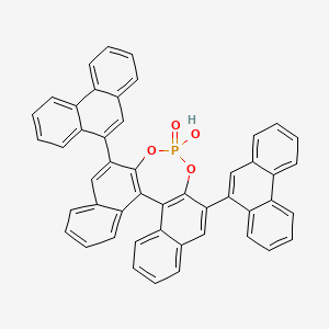 13-hydroxy-10,16-di(phenanthren-9-yl)-12,14-dioxa-13λ5-phosphapentacyclo[13.8.0.02,11.03,8.018,23]tricosa-1(15),2(11),3,5,7,9,16,18,20,22-decaene 13-oxide - 864943-22-6