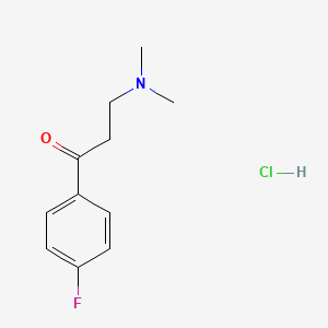 3-(Dimethylamino)-1-(4-fluorophenyl)propan-1-one hydrochloride - 3935-51-1