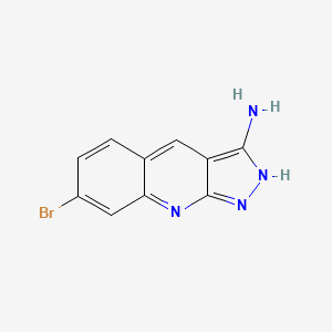 7-bromo-1H-pyrazolo[3,4-b]quinolin-3-amine - 1017465-30-3
