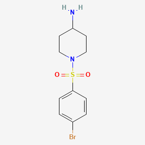 1-[(4-Bromophenyl)sulfonyl]piperidin-4-amine - 1582141-75-0