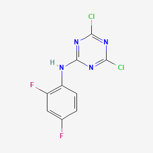 4,6-dichloro-N-(2,4-difluorophenyl)-1,3,5-triazin-2-amine - 1736-51-2