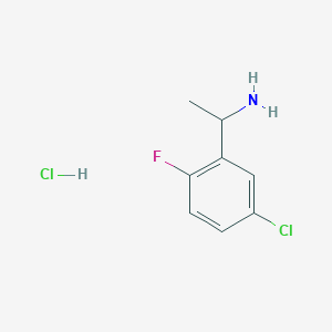 1-(5-Chloro-2-fluorophenyl)ethanamine hydrochloride - 1955523-20-2