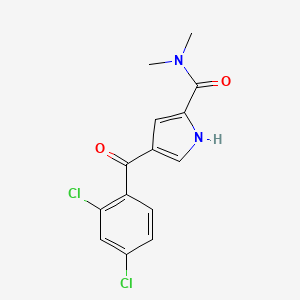 4-(2,4-dichlorobenzoyl)-N,N-dimethyl-1H-pyrrole-2-carboxamide - 303995-95-1