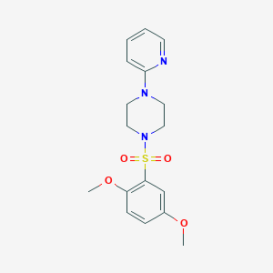 1-((2,5-Dimethoxyphenyl)sulfonyl)-4-(2-pyridyl)piperazine - 497060-94-3