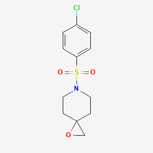 6-[(4-Chlorophenyl)sulfonyl]-1-oxa-6-azaspiro[2.5]octane - 861212-71-7