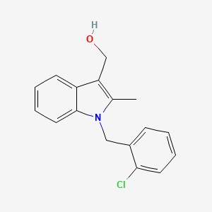 [1-(2-chlorobenzyl)-2-methyl-1H-indol-3-yl]methanol - 92407-99-3