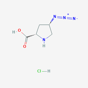 (2S,4S)-4-azidopyrrolidine-2-carboxylic acid hydrochloride - 1217823-31-8
