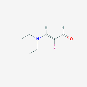 (2Z)-3-(diethylamino)-2-fluoroprop-2-enal - 152873-64-8