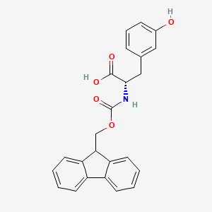(S)-2-((((9H-Fluoren-9-yl)methoxy)carbonyl)amino)-3-(3-hydroxyphenyl)propanoic acid - 178432-48-9