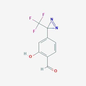 2-Hydroxy-4-(3-(trifluoromethyl)-3H-diazirin-3-yl)benzaldehyde - 308085-25-8