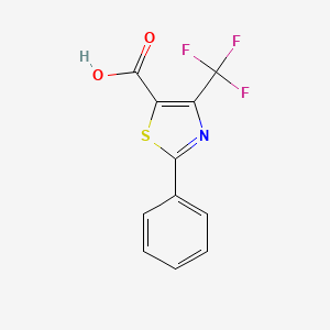 2-phenyl-4-(trifluoromethyl)-1,3-thiazole-5-carboxylic Acid - 338982-16-4