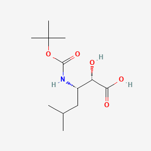 (2S,3S)-3-((tert-Butoxycarbonyl)amino)-2-hydroxy-5-methylhexanoic acid - 73397-27-0