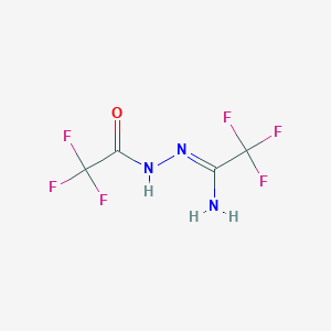 N-Trifluoroacetyl-N'-(trifluoroacetimidoyl)hydrazine - 758-84-9