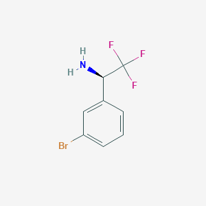(1R)-1-(3-Bromophenyl)-2,2,2-trifluoroethylamine - 843608-54-8
