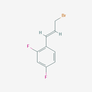 2,4-Difluorocinnamyl bromide - 886498-36-8
